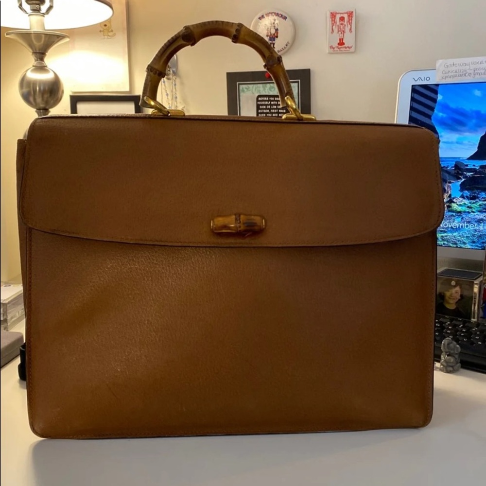 Authentic and Vintage 1997 Gucci Briefcase.